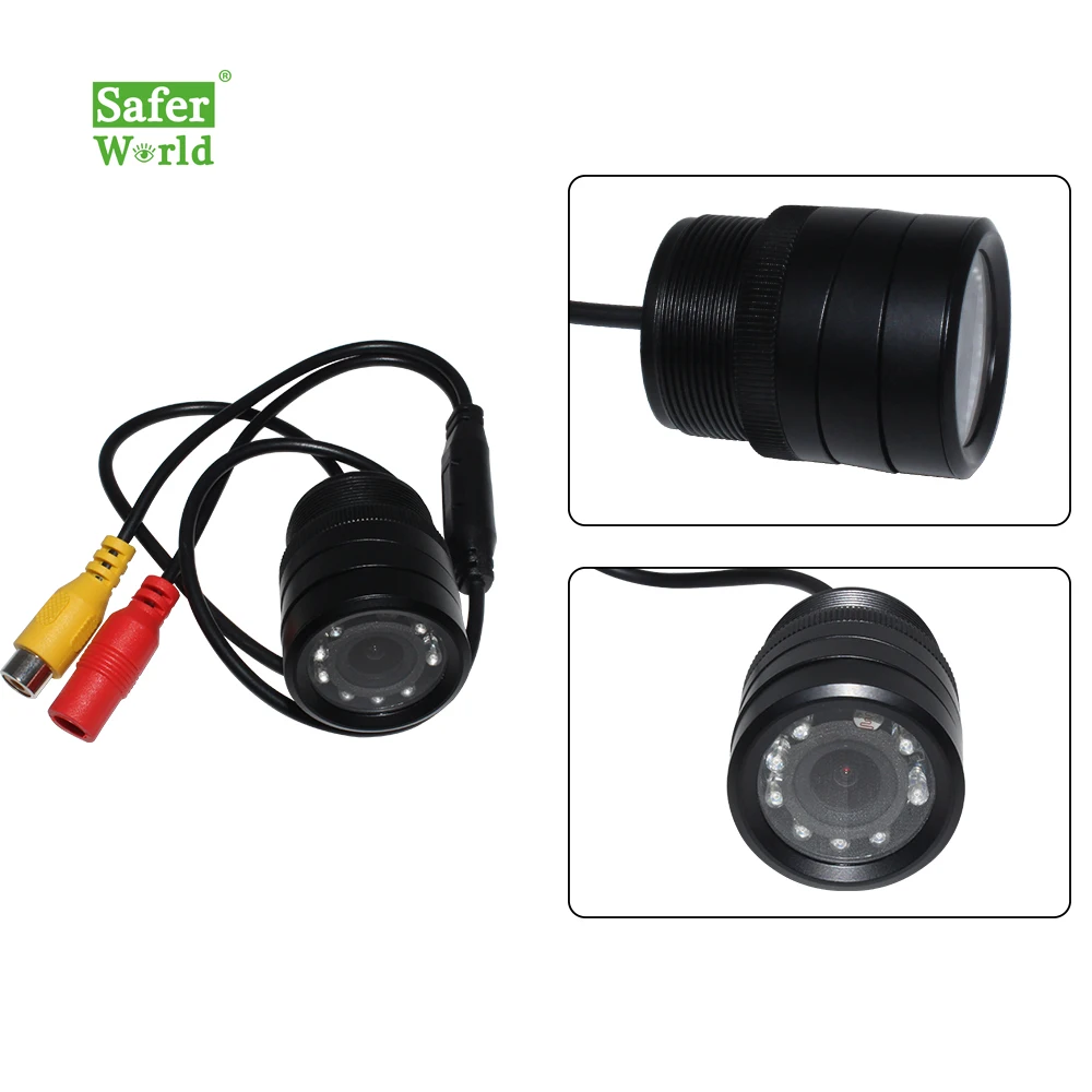 

HD LED Night Vision 28MM Size RCA Connector Car Reversing Backup Camera