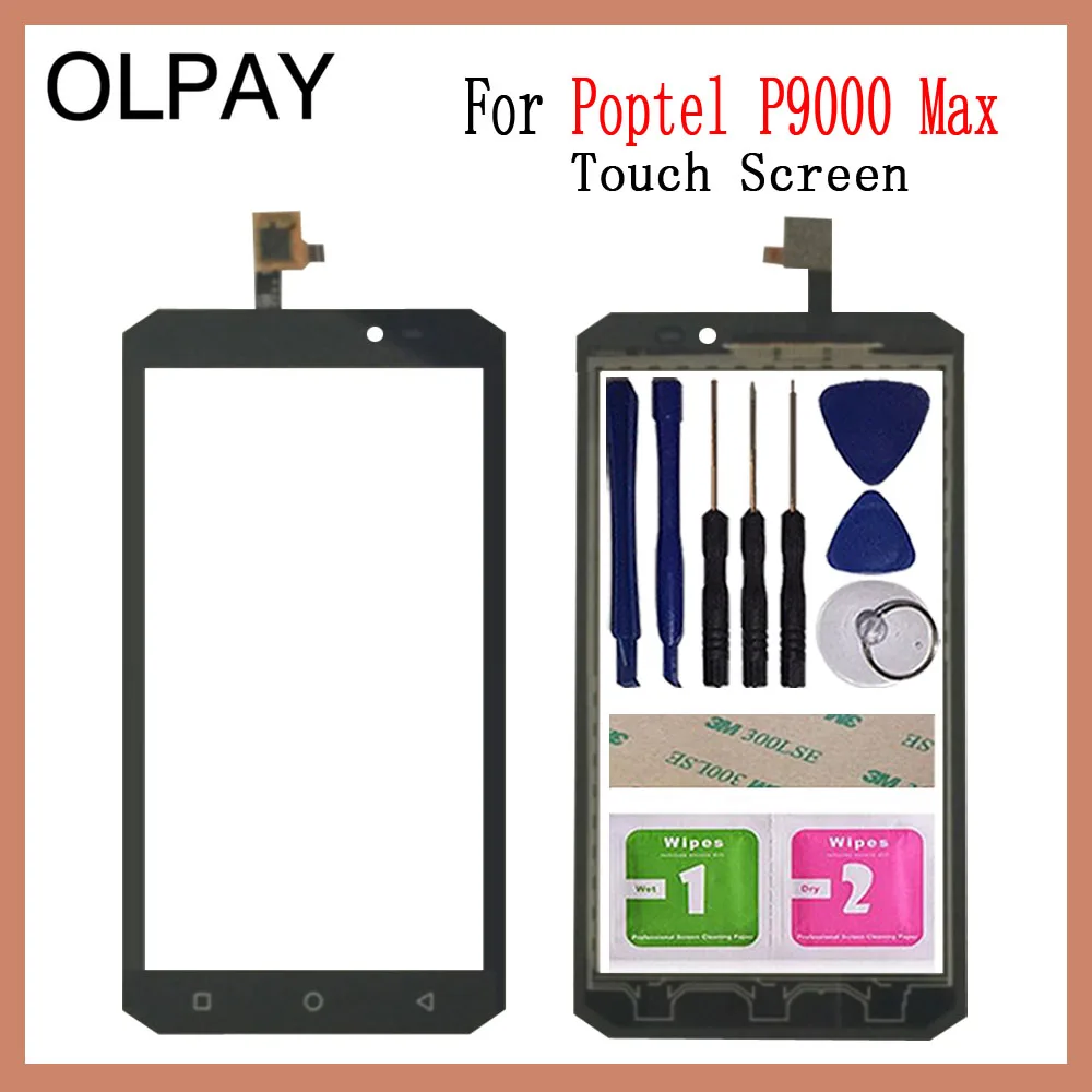 Мобильный телефон 5 ''сенсорный экран стекло для Poptel P9000 Max сенсорный