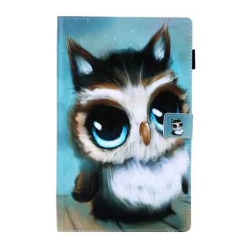 

Rabbit Owl Elephant For Samsung Galaxy Tab A 10.1 2019 T510 SM-T515 Case PU Leather Magnetic Cover Tablet Stand Card Shockproof
