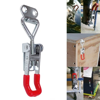 

1/2pcs Toggle Latch Catch Toggle Clamp Adjustable Steel Lever Handle Clamp Hasp Toggle Latch Catch Lock For Cabinet Boxes