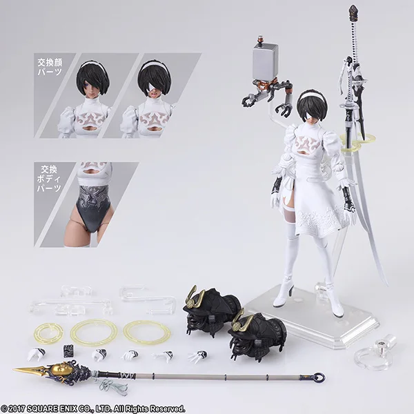 PS4 игры аниме Рисунок SQUARE ENIX НИР 2B автоматов YoRHa № 2 Тип B 2B мультфильм игрушки фигурку модели куклы подарок