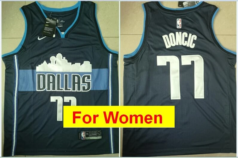 Brown Dallas Luka Doncic Dirk Nowitzki баскетбольные майки для женщин - Color: Brown