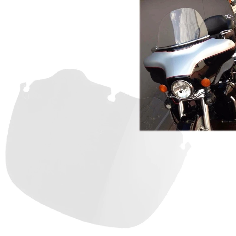 13 дюймов мотоциклетное ветровое стекло бывший очистить лобовое стекло для Harley Touring Electra Road Glide FLHT 1996-2013