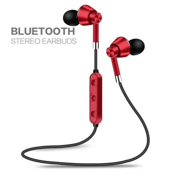 

Wireless Bluetooth Earphones Magnetic Noise Cancelling Headset Neckband Sport 3D Stereo In-Ear with Microphone for IOS Android