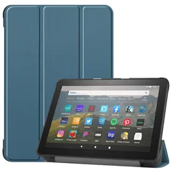 Premium PU Leather Protective Case with Stylus for HD8 2020 (7)