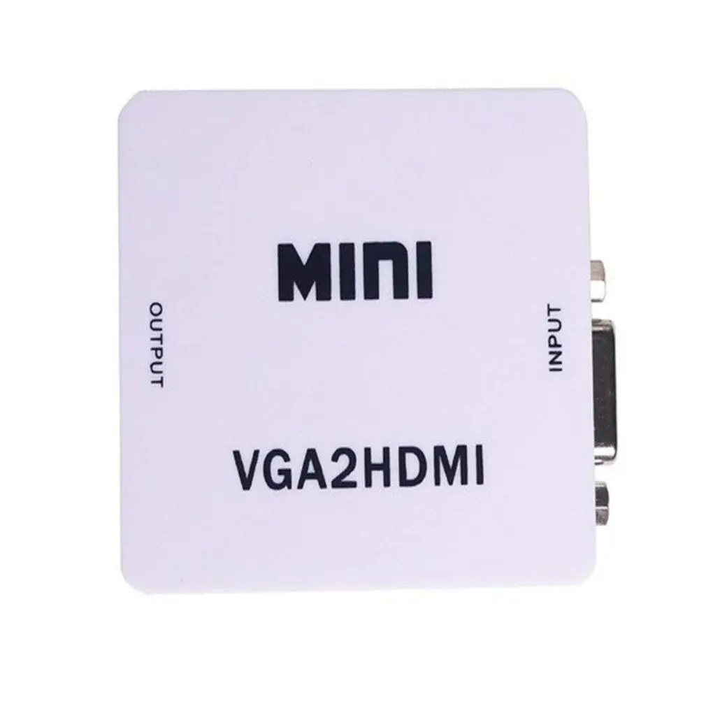 HD 1080P мини HDMI к VGA конвертер с аудио HDMI2VGA видео коробка адаптер для Xbox360 ПК DVD PS3 PS4