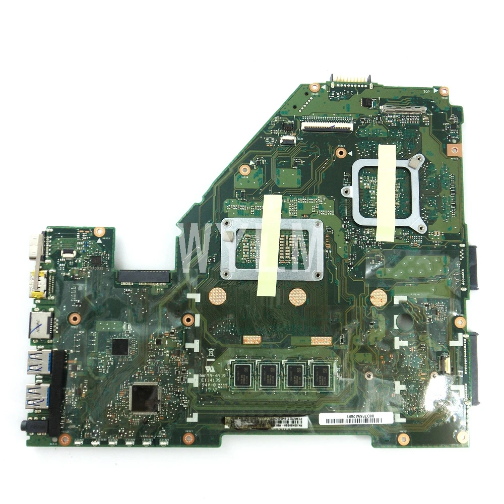 Материнская плата X550VX MB._ 4G/I5 6300HQ V2G REV2.0 для ASUS X550V FX50V FX50VX материнская ноутбука 90NB0BB0