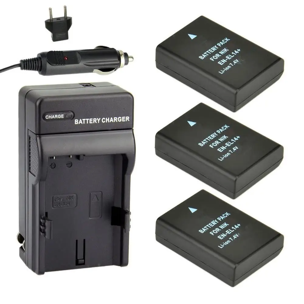 Аккумулятор + зарядное устройство EN EL14 ENEL14A EL14A для Nikon ENEL14 D5600 D3500 d5200 d5100 d3100 d3200 D3400