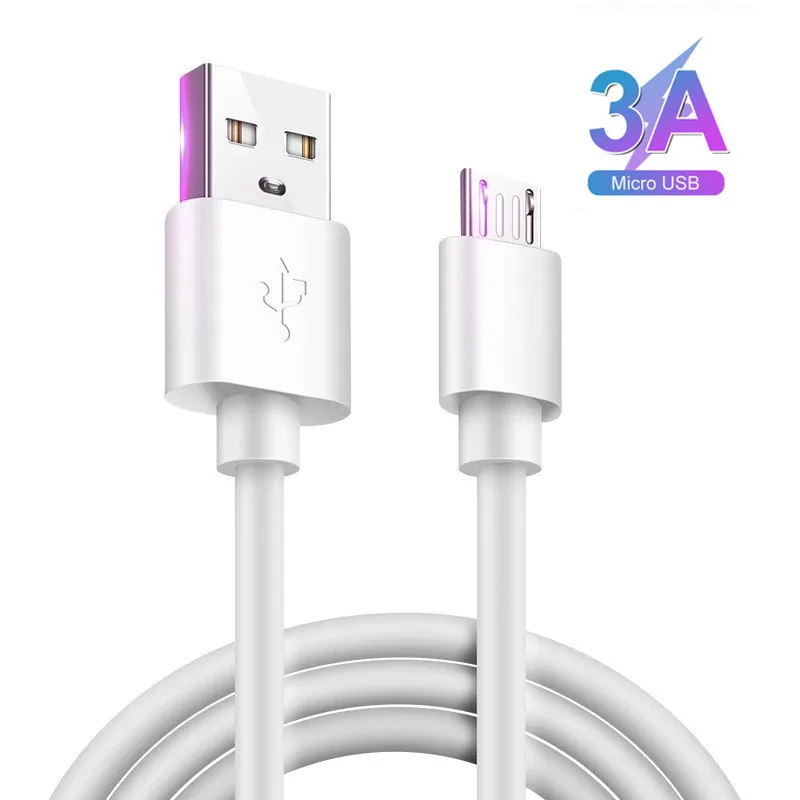 Кабель Micro USB 3A для быстрой зарядки и передачи данных Шнур Samsung S6 S7 Edge Xiaomi Huawei MP3 Android