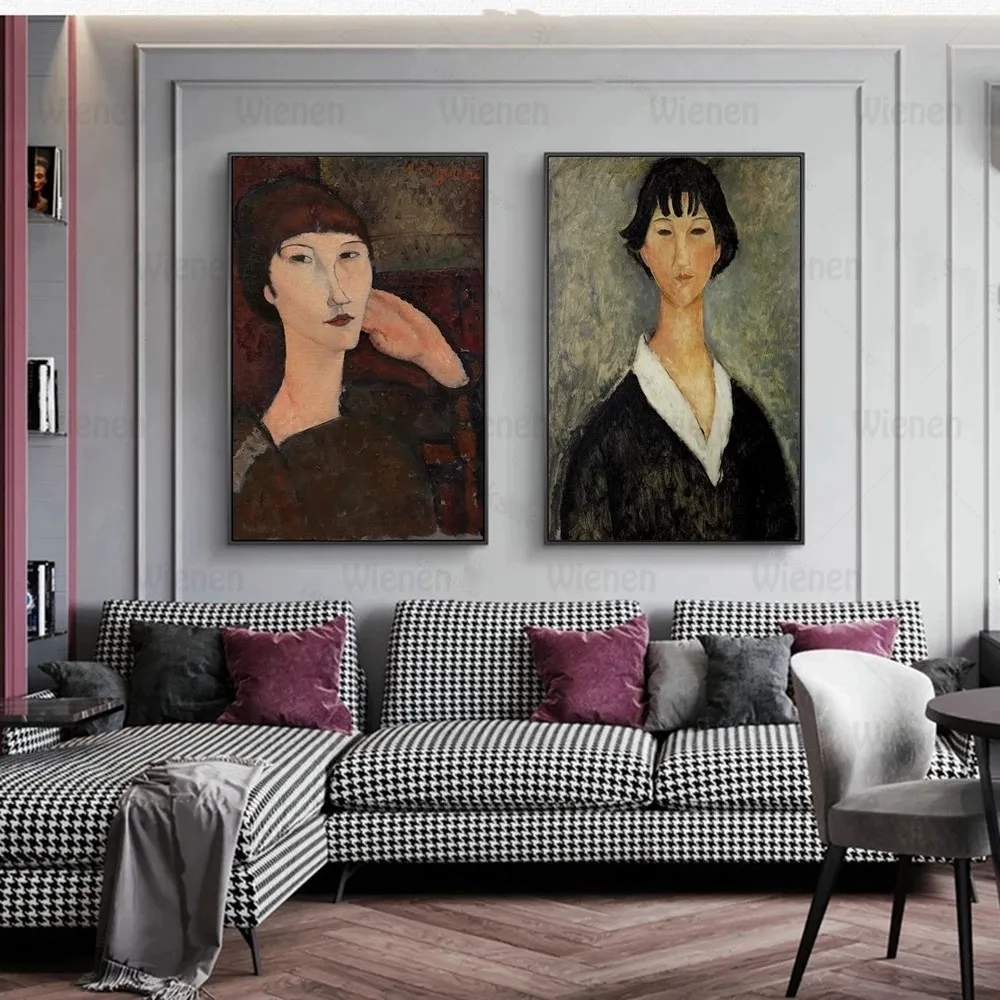 

Anime Characters Canvas Paintings On The Wall Art Posters and Prints Portrait of The Woman Pictures for Living Room Home Decor