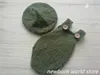 newborn photography props hat,beret and rompers 4