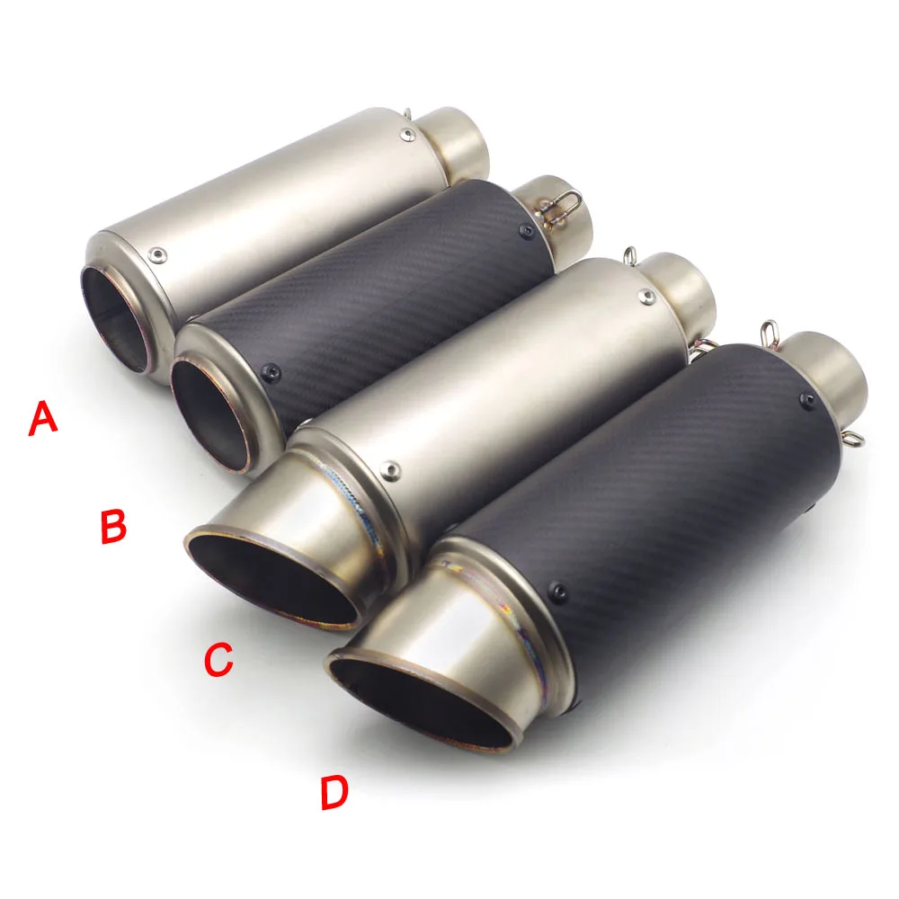 Выхлопная труба из нержавеющей стали для Akrapovic глушитель мотоцикла бега cb1000r dr 650