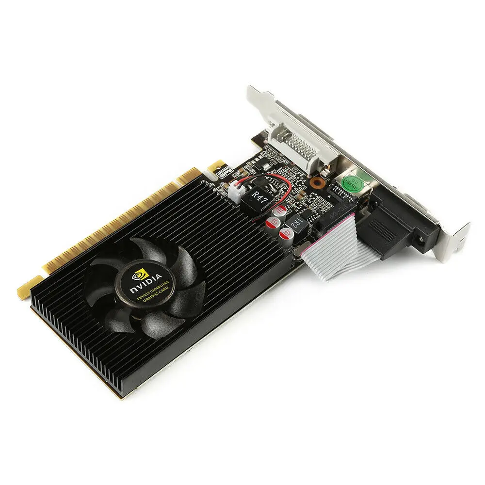 Видеокарта NVIDIA GeForce GT730 2GB DDR3 DVI VGA HDMI PCI-E низкопрофильная Видеокарта новая