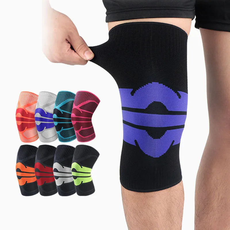 

New 1 PCS Elastic Nylon Knee Pads Running Gym Fitness Knee Protector Support Patella Guard Compression Knee Sleeve Brace Kneepad