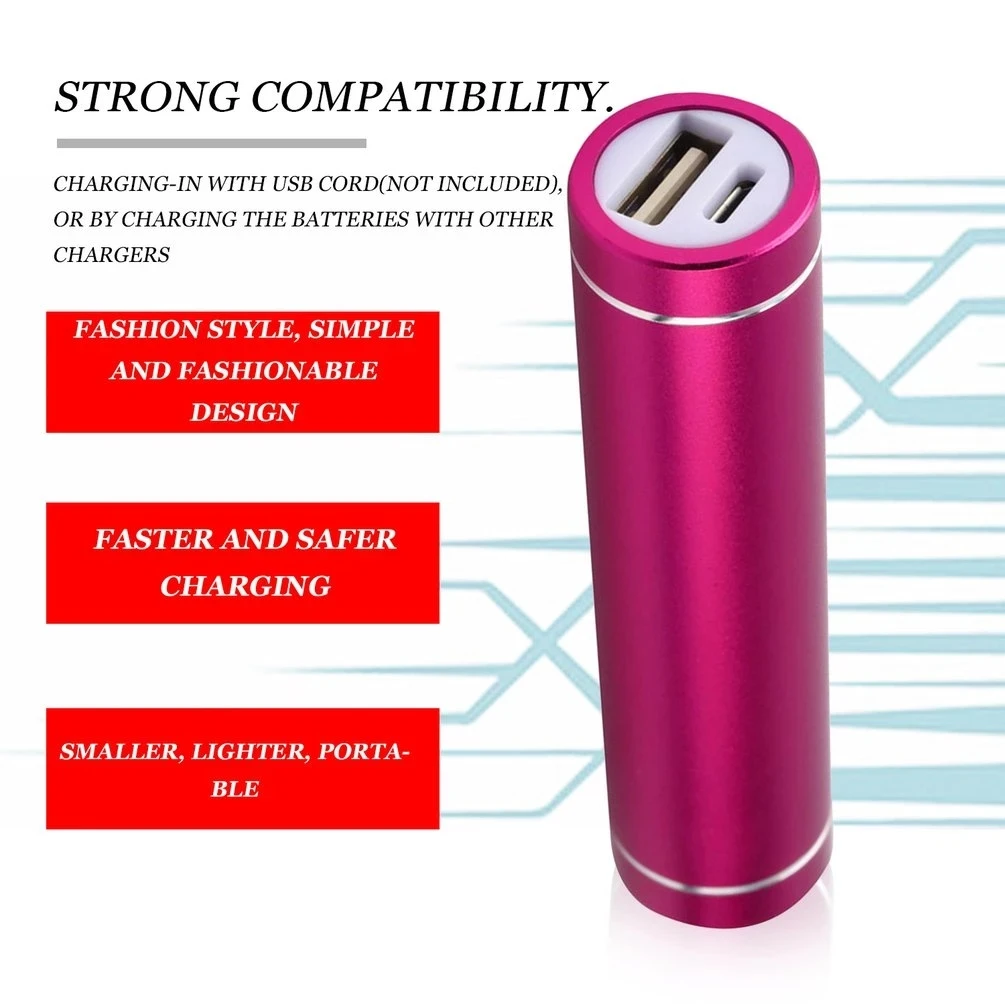DIY Powerbank Case power bank shell Portable USB Mobile Power Bank Charger Box 18650 Battery Case 1pc powerbank case