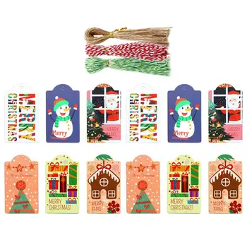 

1 Set Xmas Gift Tag Safe Chic Nice Fine Card Label Hanging Tag Note
