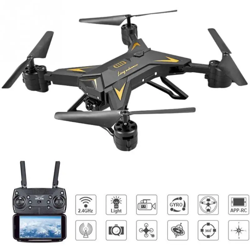 Радиоуправляемый вертолет Дрон HD 1080P Led wifi FPV селфи складной четырехосный Дрон Квадрокоптер 20 минут работы от батареи с камерой