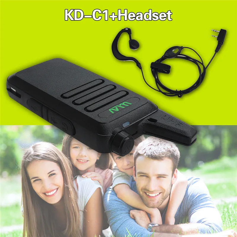 Мини портативный микрофон 2-Way 16CH FM KD-C1 UHF 400-470 MHz мини двухстороннее радио портативный приемопередатчик