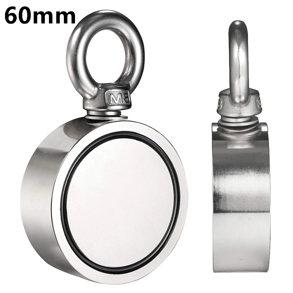 Мощный круглый неодимовый магнит D60mm спасательный рыболовное оборудование