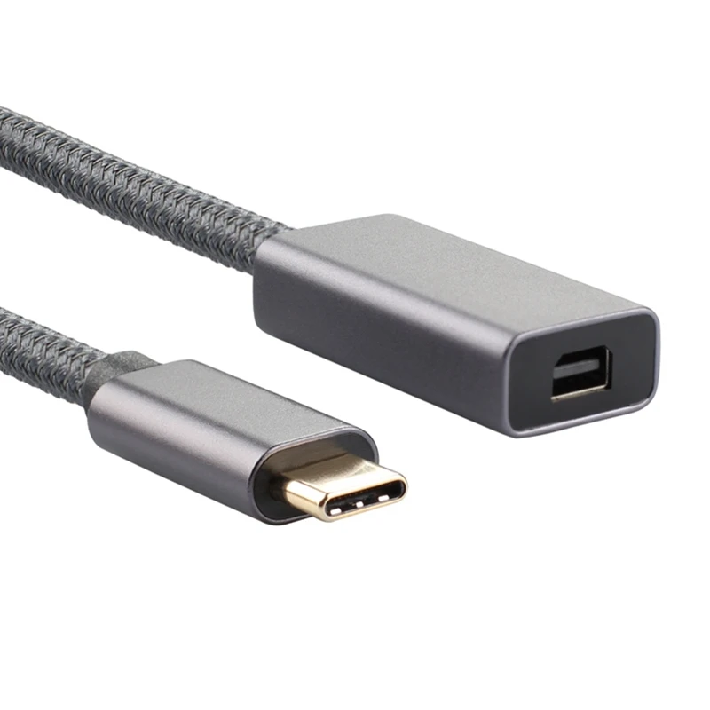 USB C для Mini display port(4K@ 60Hz), Thunderbolt 3 для отображения порта кабель Поддержка 4K Совместимость с MacBook Pro //Pro и