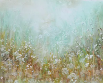 

Hazy floral field photo background fabric Fotografia newborn photography backdrops in photo studio accessories Photophone NB-072