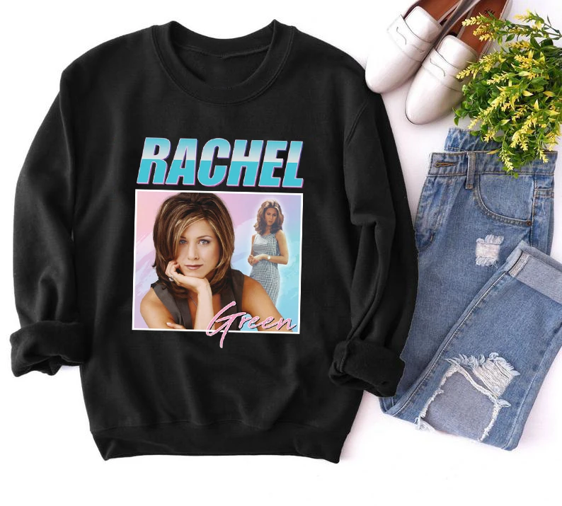 Womens Hoodies Pullover Harajuku Sweatshirt Women Friends MONICA ROSS Black Hoodies Men Polerones Hoodie Streetwear Masculino