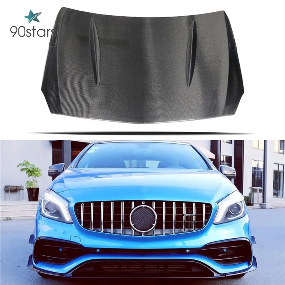 Капот из углеродного волокна для 2012 2018 Benz W176 A Class A45 AMG A180 A260|Капоты| |