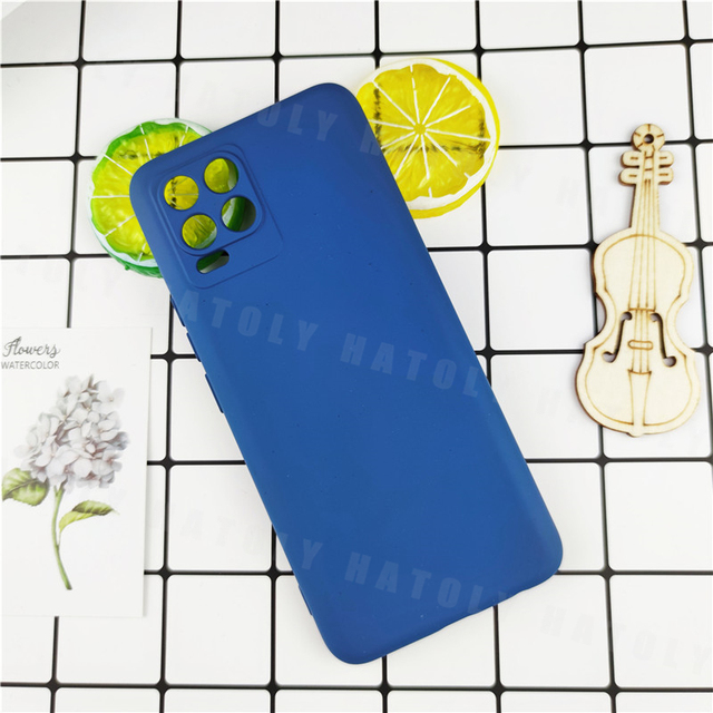 Realme 8 Pro Case For Realme 8 Pro Cover Shockproof Original Liquid Silicone Cases Protetcive Phone Bumper For Realme 8 Pro