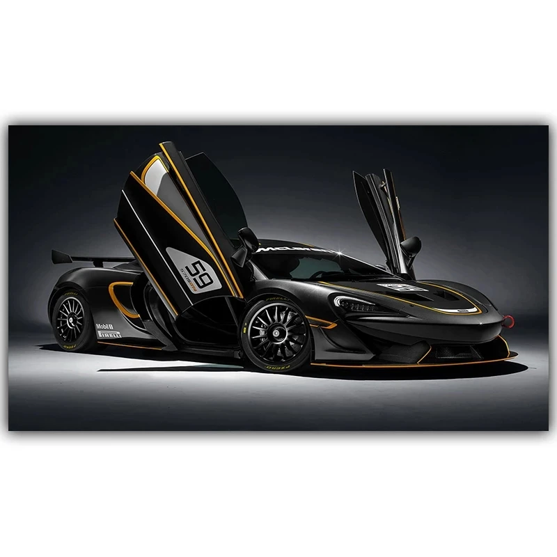 Современная крутая Картина на холсте суперкар Mclaren GT постеры и принты спортивных