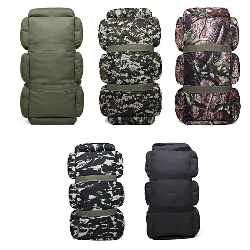 ABZC-90L большой емкости Открытый походный рюкзак военный тактический пакет камуфляж багажная сумка палатка контейнер для одеяла 9 Po