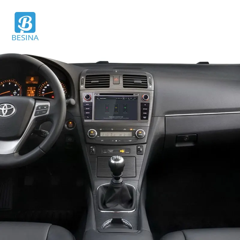 Discount Besina Android 9.0 Car DVD Player For Toyota Avensis/T27 2008-2013 Multimedia GPS Navigation WIFI 2 Din Car Radio 4G+64G Stereo 5