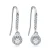 RICA FELIZ 925 Sterling Silver Fish Hook Earrings Natural Blue Sapphire Birthstone Drop Earrings For Women Fine Jewelry 3