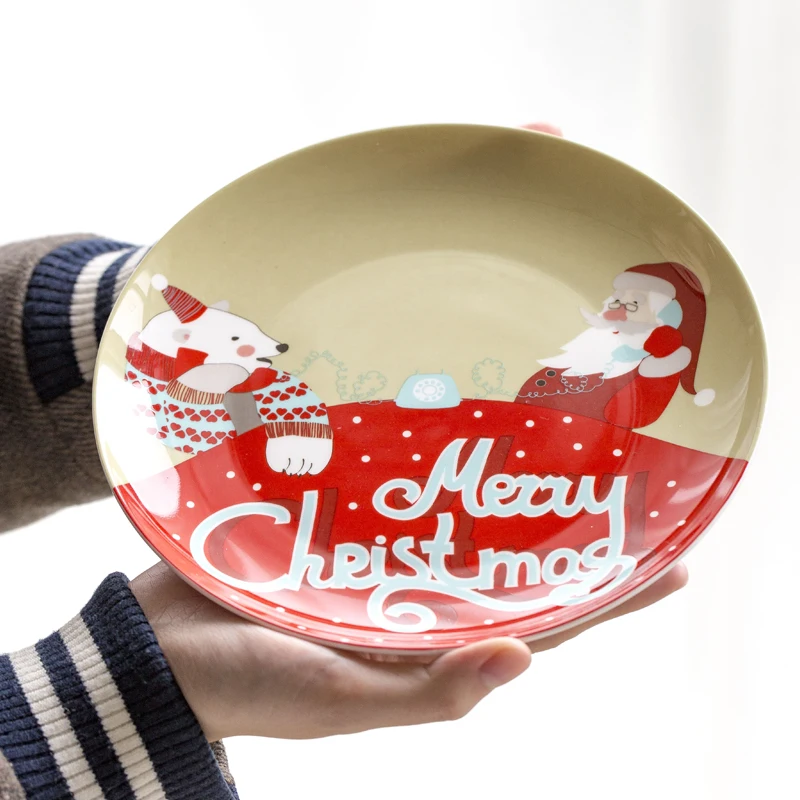 Фарфоровые обеденные наборы поднос для салата торта кондитерских изделий