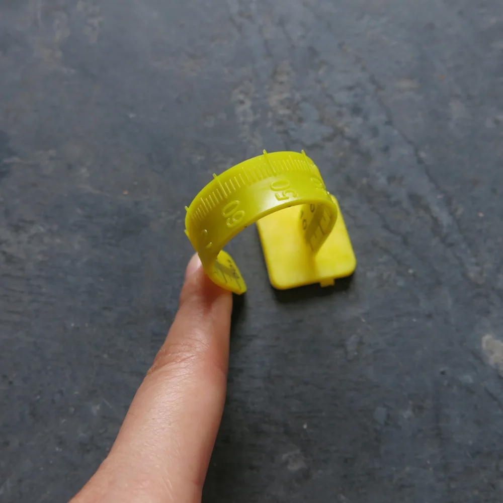 Yellow Floor Level Pegs 100mm floor leveling pins For Cement Measure Poured Self Leveling Pins 50 Pack