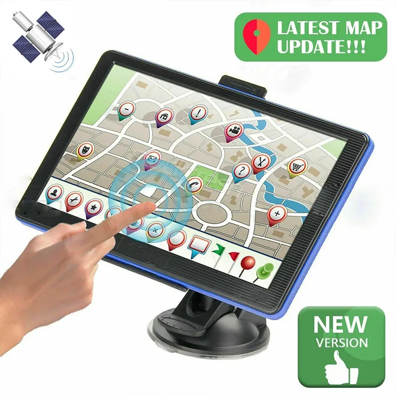 Gps навигатор система Навигатор HD gps практичный автомобильный gps-навигатор поддержка для национальных языков Голосовая передача 7 дюймов