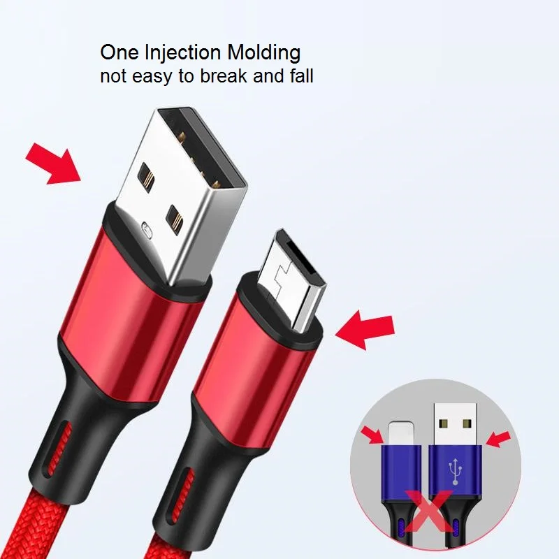 NOHON USB телефонный кабель для iPhone 11 Pro Max XS XR type C Micro usb кабель для зарядки и передачи данных для samsung Android 0,25 м 1 м 1,5 м 2 м 3 м