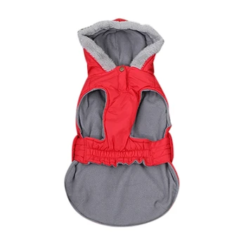 

Pet Cotton Padded Warm Clothes Sleeveless Hooded Vest Dog Jacket For Cold Weather Pet Winter Outfits