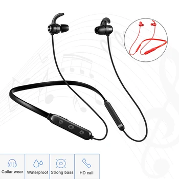

Bluetooth Earphone Built-in Mic Wireless Lightweight Neckband Sport Headphone Earbuds Stereo Auriculares for phone