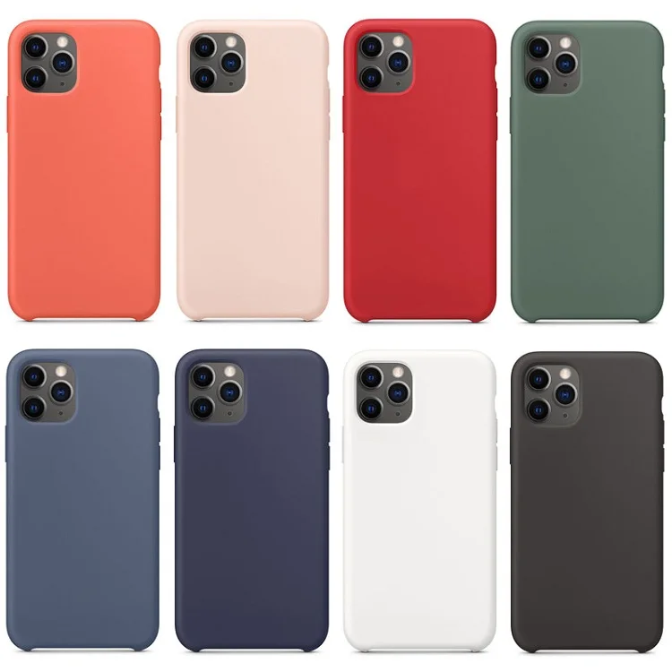 Жидкий силиконовый чехол для iPhone 11 Pro Max TPU+ PC темно-зеленый жидкий силиконовый чехол для iPhone 11 Pro
