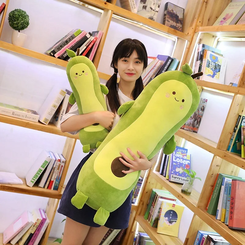 

Hot Selling New Style Long Software Avocado Pillow Plush Toy Doll-Processing Customizable Logo