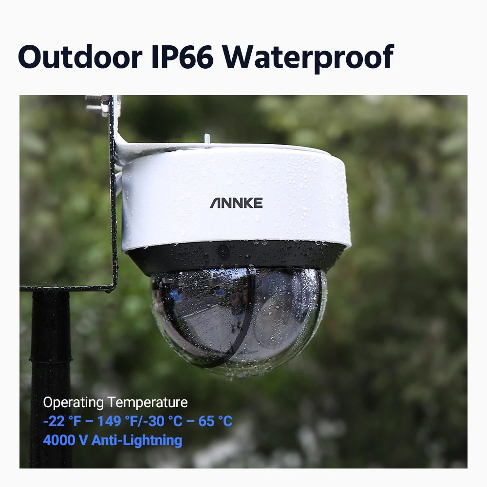 ANNKE CZ500 4MP Ultra Unrivaled 25X Optical Zoom PoE PTZ IP Camera