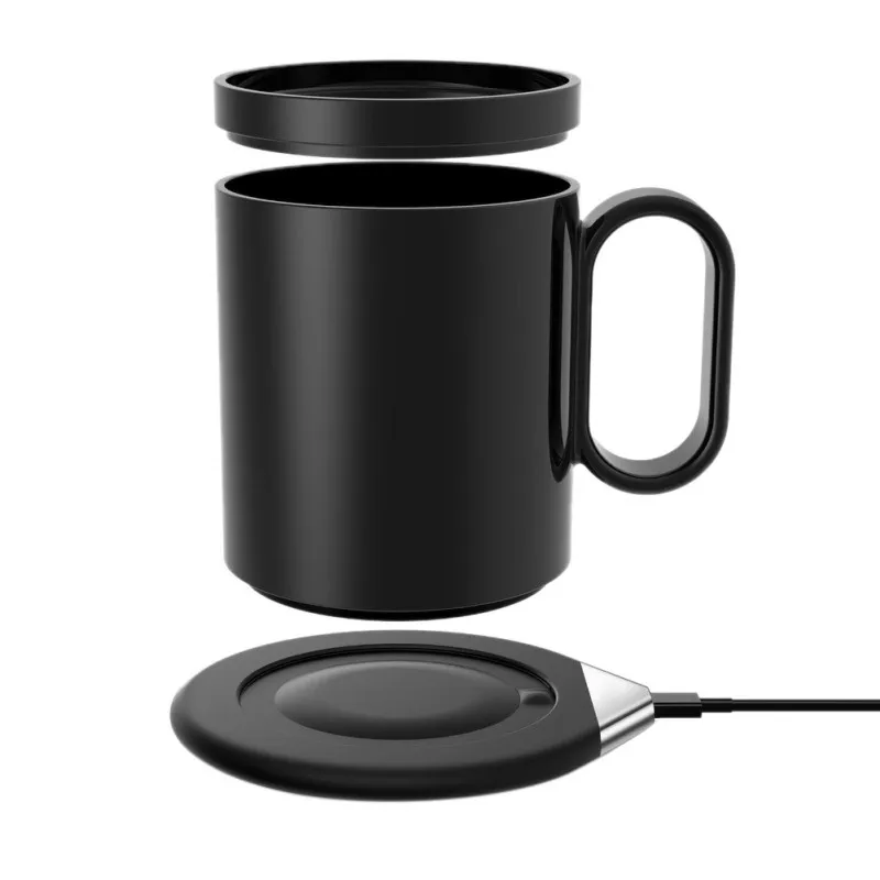  12V Electric Heating Coffee Cup Intelligent Wireless Charging charger for iphone 8 X samsung S7 s8 