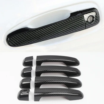 

For Toyota 4Runner 2010 2011 2012 2013 2014 2015 2016 2017 2018 2019 ABS Carbon Fiber Car Accessories Door Handle Cover Trims