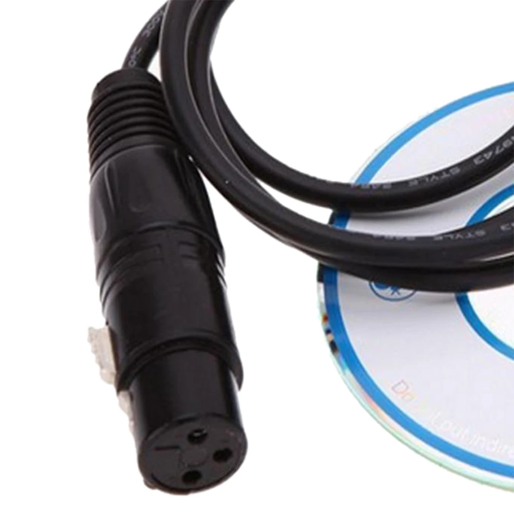 Stage Lighting Controller Dimmer Interface Adapter to DMX512 Computer PC USB