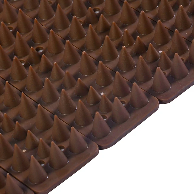 20Db Műanyag Tüskék Gyakorlati Mókus Madarak Galambok Macskák Elrettentő Szerszám A Kültéri Kerti Kerítés Falához Ártalmatlan Az Állatok Számára - Image 4