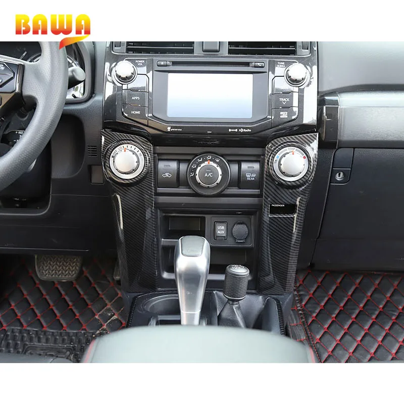 BAWA кондиционер Управление панель наклейка крышка аксессуары для Toyota 4runner 2010
