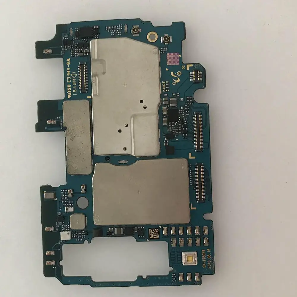 Оригинальная разблокированная материнская плата Замена для Samsung Galaxy A7 2018 A750F A750G 64