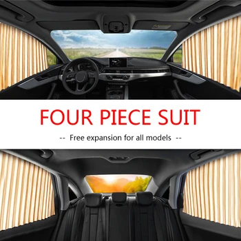 

Convenient Replace Car Accessories Universal Car Side Window Sunshade Drape Magnetic Rail Anti UV Window Curtain