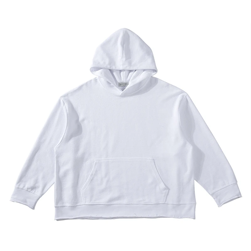 Inside-out Hip Hop Hooded Hoodies for Men Streetwear Oversized Hoodies and Sweatshirt Male Black/white/khaki/gray Urban Clothes