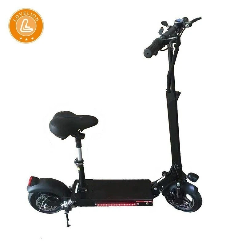 

LOVELION New Electric foldable scooter Adult Fold 800W power motor Bicycle scooter for Adult with seat kick on road scooters